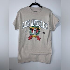 SAMEGANG LOS ANGELES CALIFORNIA Graphic Tee Unisex T-Shirt Adult Sz S NWOT